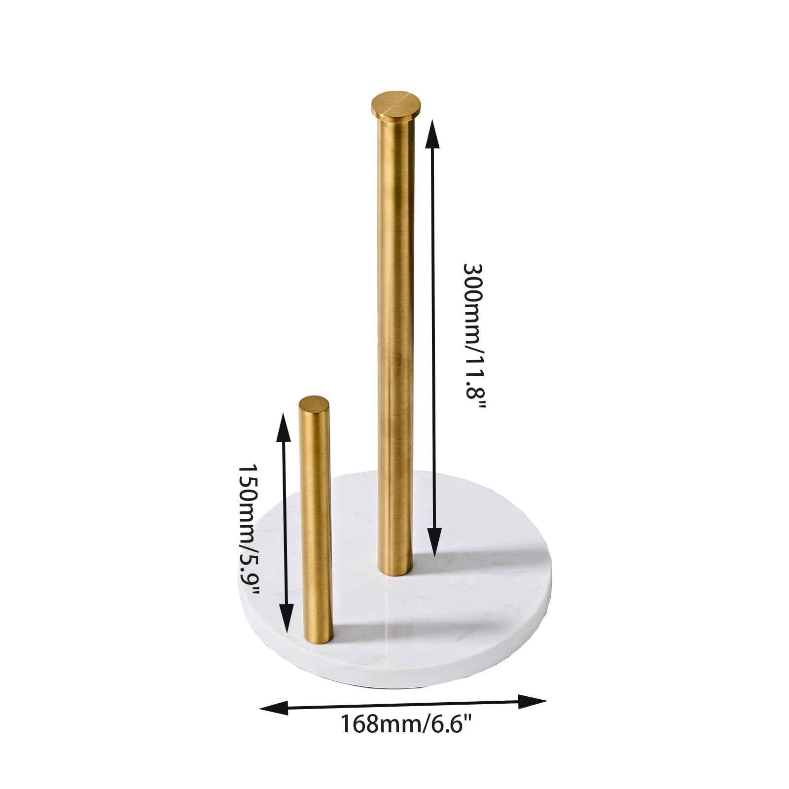KUUBTH brushed gold finish adds a luxe touch to kitchens