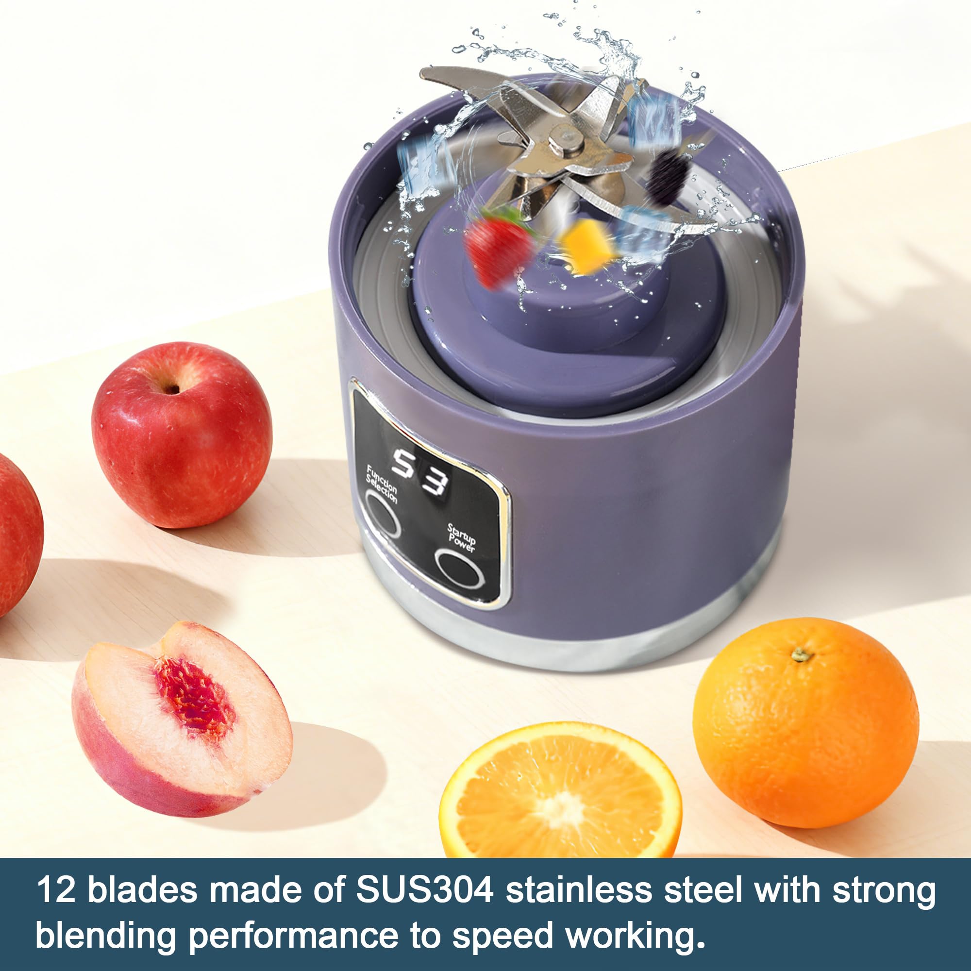 KUWEI leakproof lid prevents spills during transit.