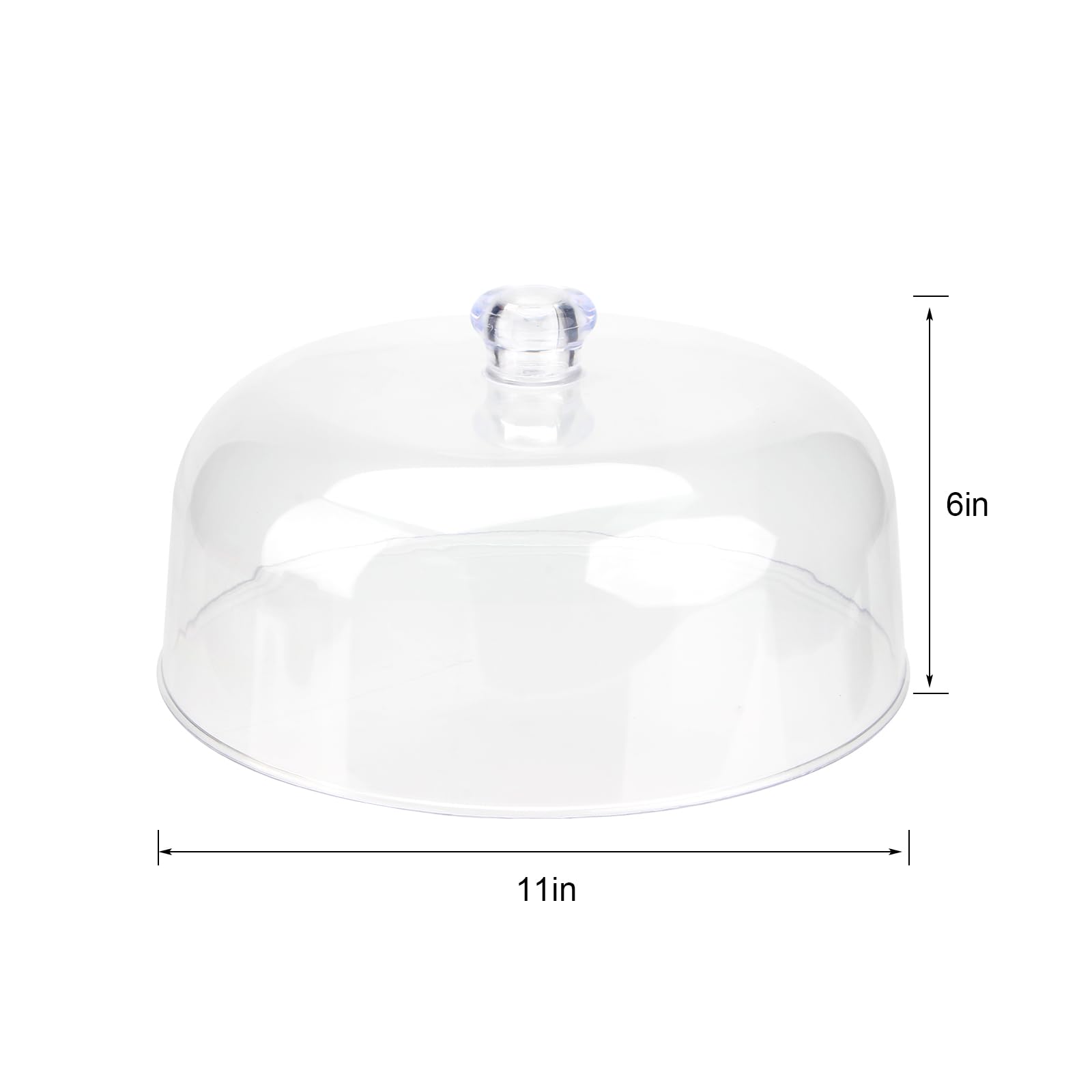 KVMORZE cake dome without base fits standard stands for versatile use.