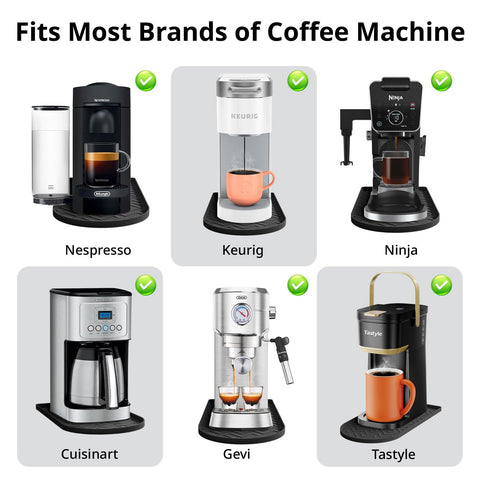 KVRG mat doubles as a base for juicers and small appliances.