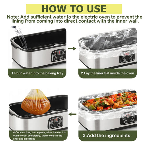 KVZKVZ liner easy-clean feature helps save time after meals.