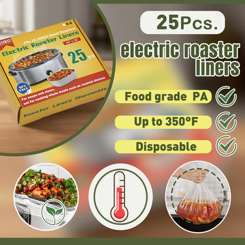 KVZKVZ electric roaster liner fits 16–22 quart roasters for versatile cooking.