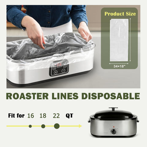 KVZKVZ roaster liner food-grade nylon provides safe contact and durability.