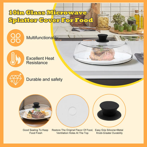 KVZKVZ transparent microwave lid lets you monitor food easily during heating.