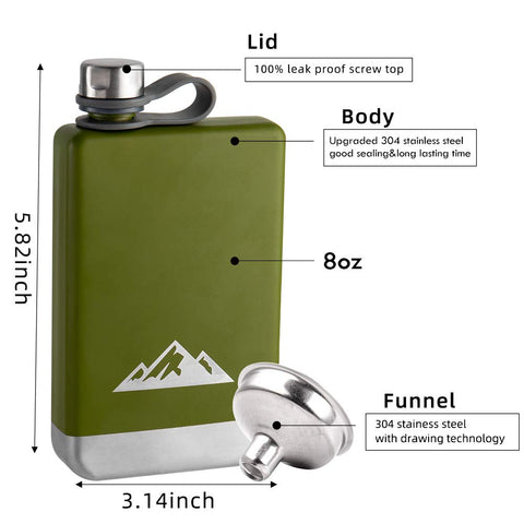 KWANITHINK cap and funnel assembly enables spill-free filling.