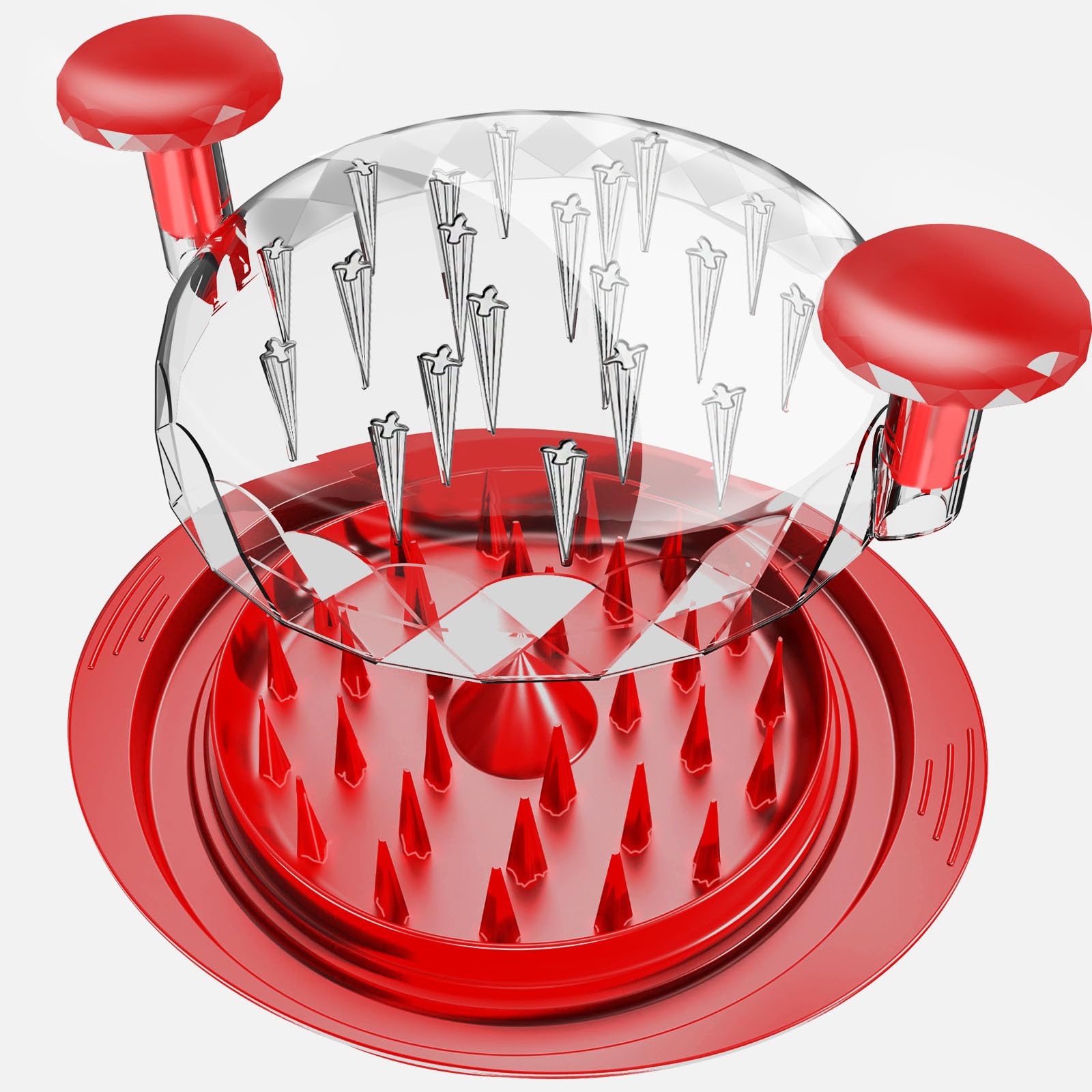 Kwiwis chicken shredder 11-inch base enables fast, mess-free shredding.