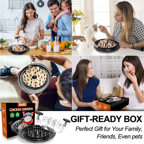 kwiwis chicken shredder 11-inch gift idea for cooks and BBQ lovers