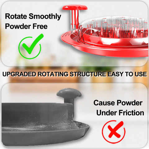 Kwiwis detachable plate allows easy cleaning after shredding.