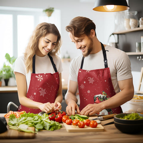 Kwlegh adjustable neck strap apron for comfortable long cooking sessions
