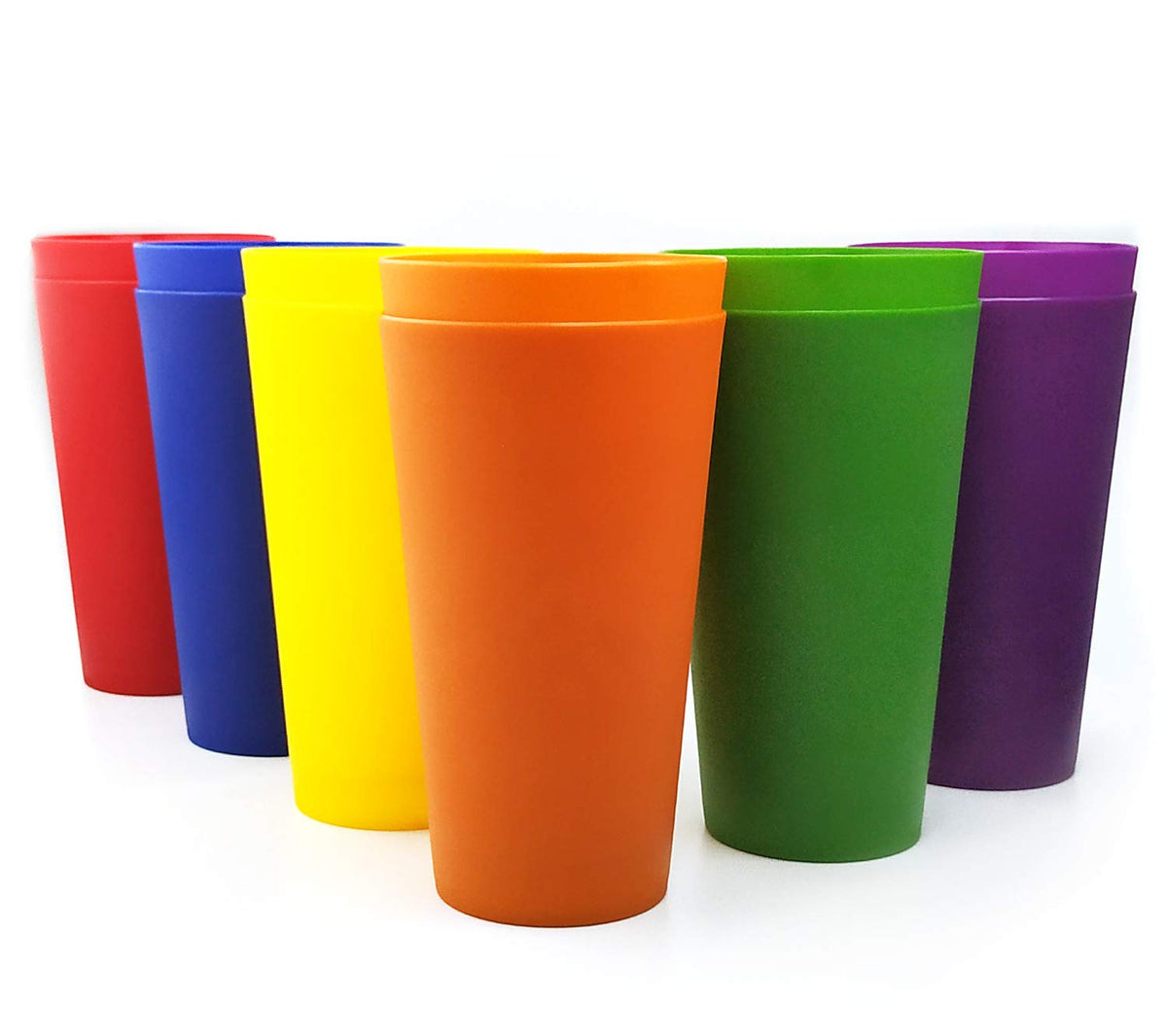 KX-WARE 32oz multicolor tumbler, unbreakable design for family meals.