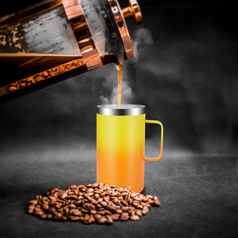 KXIAOCHEN double-wall vacuum mug showing inner chamber preserves temperature longer.