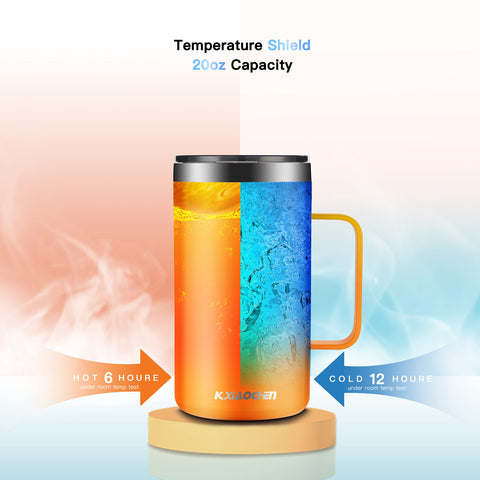 KXIAOCHEN sliding lid close-up for easy sipping and minimal spills.