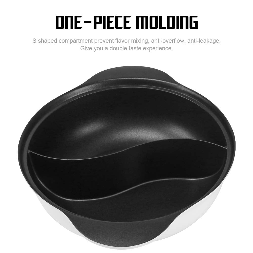 Kxuhivc hot pot insulated silicone handle provides safe, cool-touch handling.