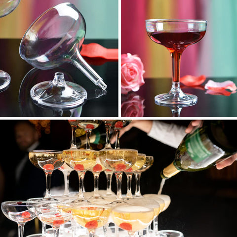KYAPCK champagne tower display glasses ideal for entertaining guests