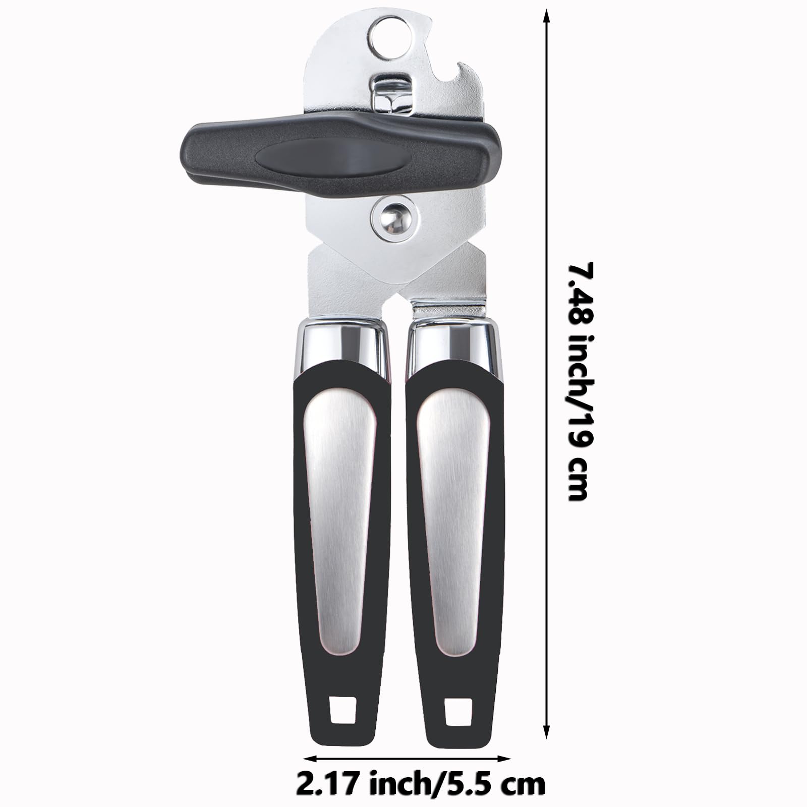 KYDLLF 7.48-inch left-handed opener in black, compact for small kitchens