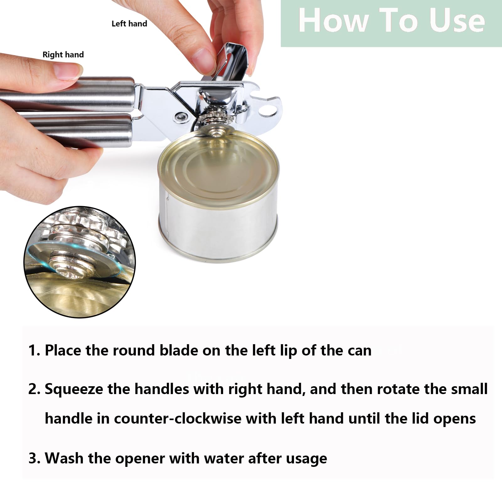 KYDLLF dual opening tool in action for cans and bottles.