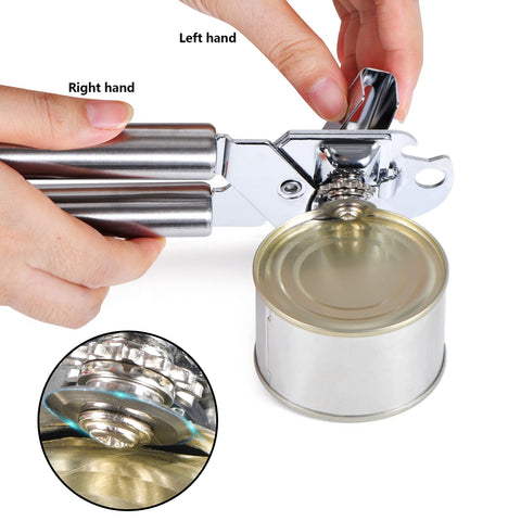 KYDLLF left-handed kitchen tool with ergonomic metal handle for comfortable grip.