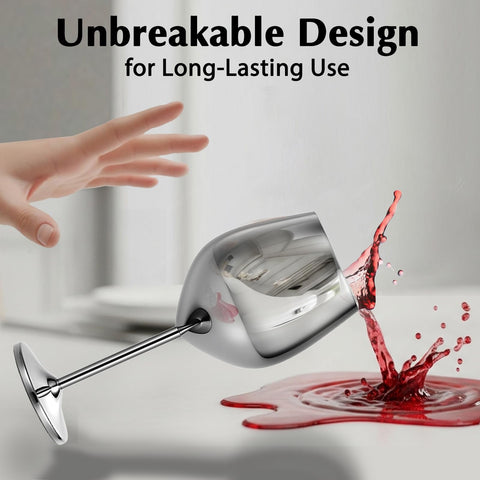 Kylenzo unbreakable wine glasses camping-ready and shatterproof