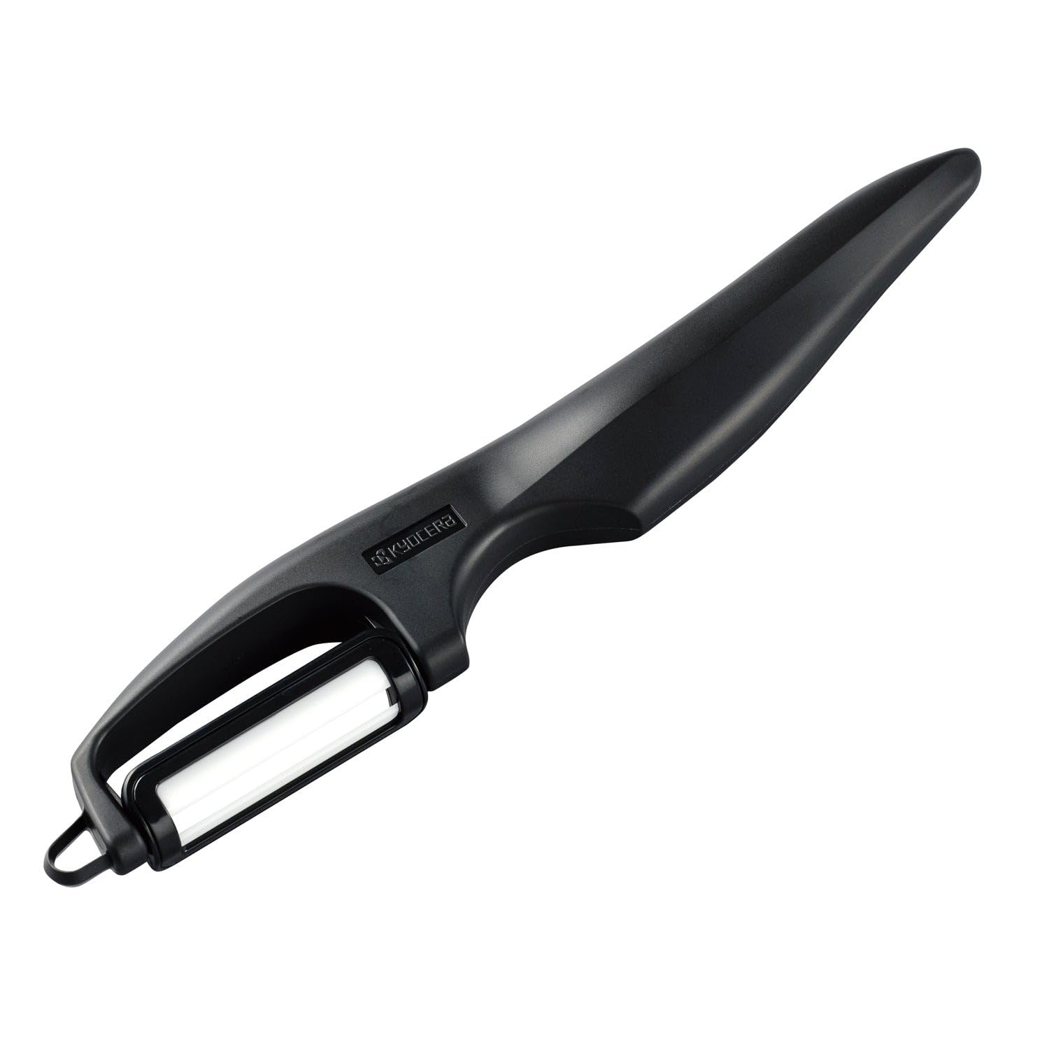 Kyocera ceramic blade close-up highlights long-lasting sharpness for versatile kitchen prep