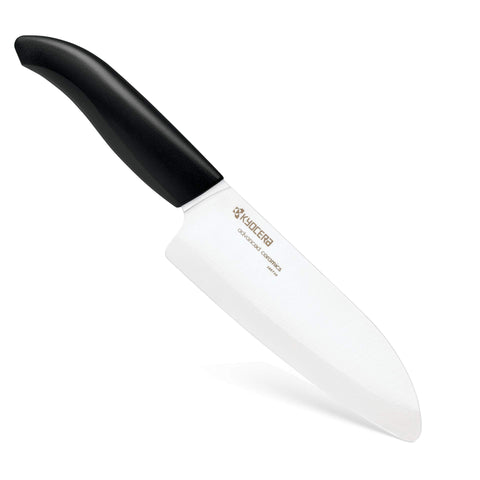 Kyocera FK-3PC BK ergonomic handles provide comfortable grip during prep.