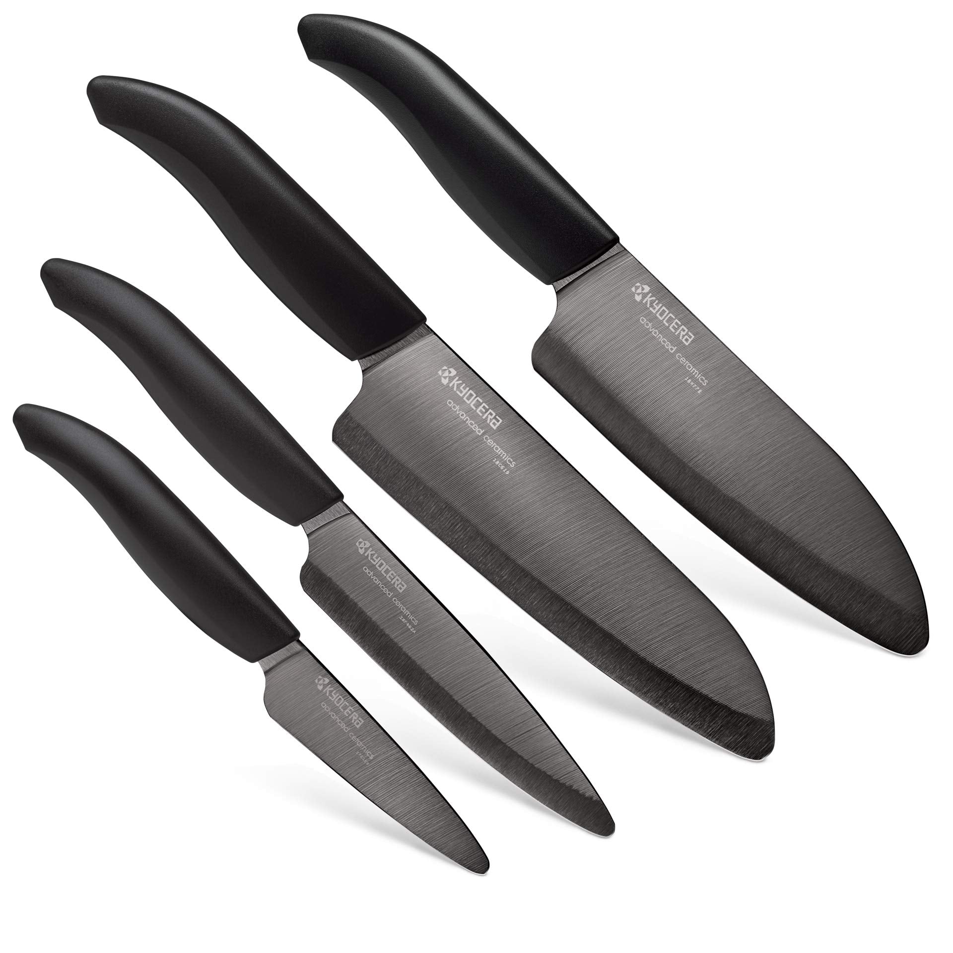 Kyocera Revolution 6-inch Chef's Santoku with ergonomic handle for precise control.