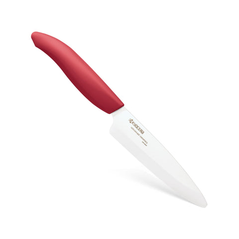 Kyocera Revolution ceramic knife slices produce with clean, effortless cuts.