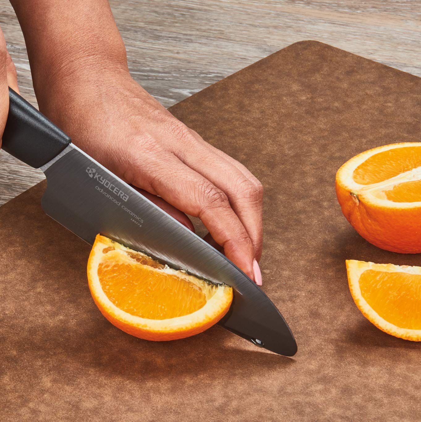 Kyocera Revolution blades feature lightweight ergonomic handles for comfortable use.