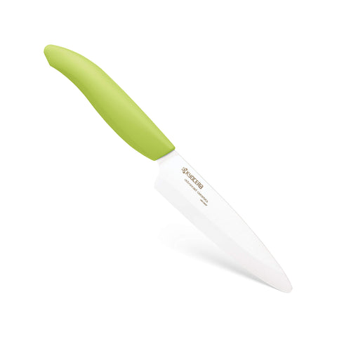 Close-up of KYOCERA Revolution white blade showing razor-edge design