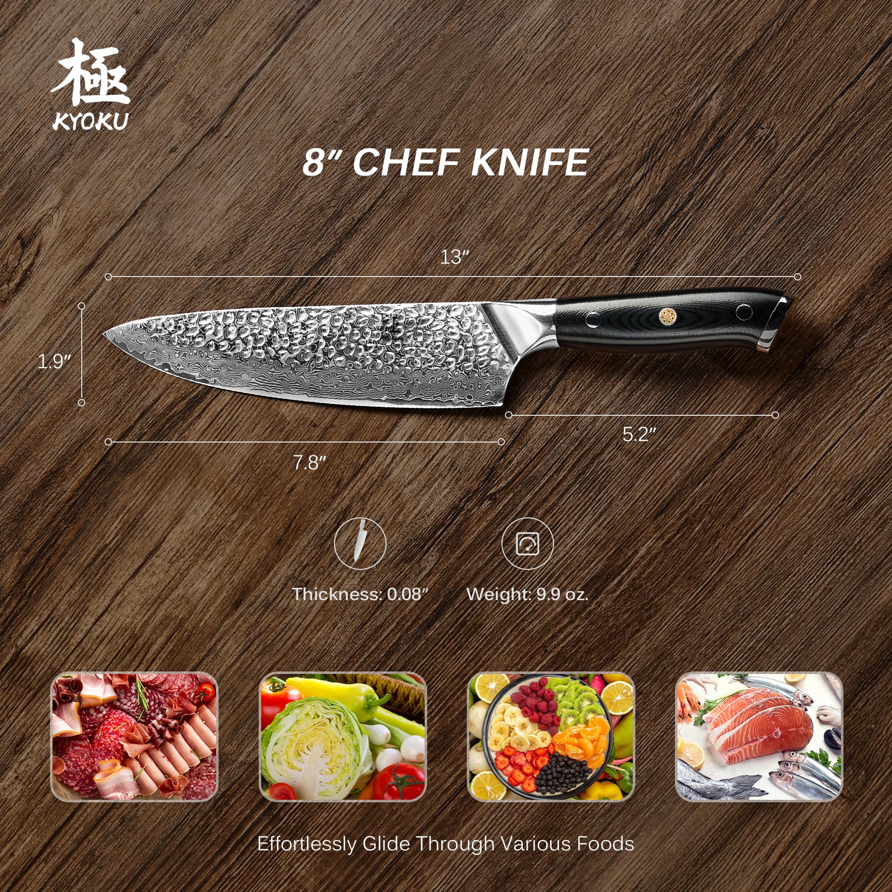 KYOKU Knife protective sheath for safe storage and transport.