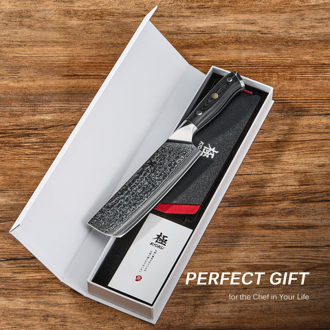 KYOKU Nakiri 7-inch seamless performance in professional kitchens