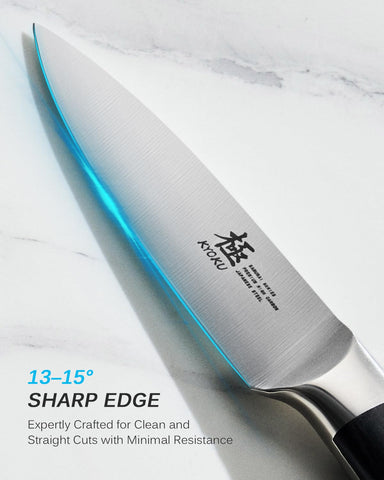KYOKU paring knife with protective sheath and case for storage.