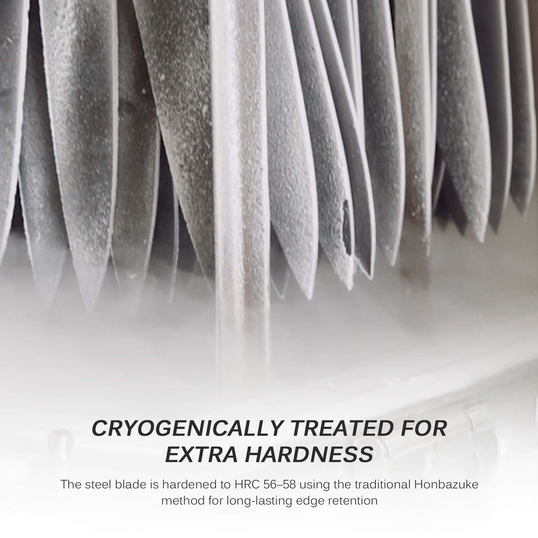 Authentic wenge handle adds traditional style and comfort.