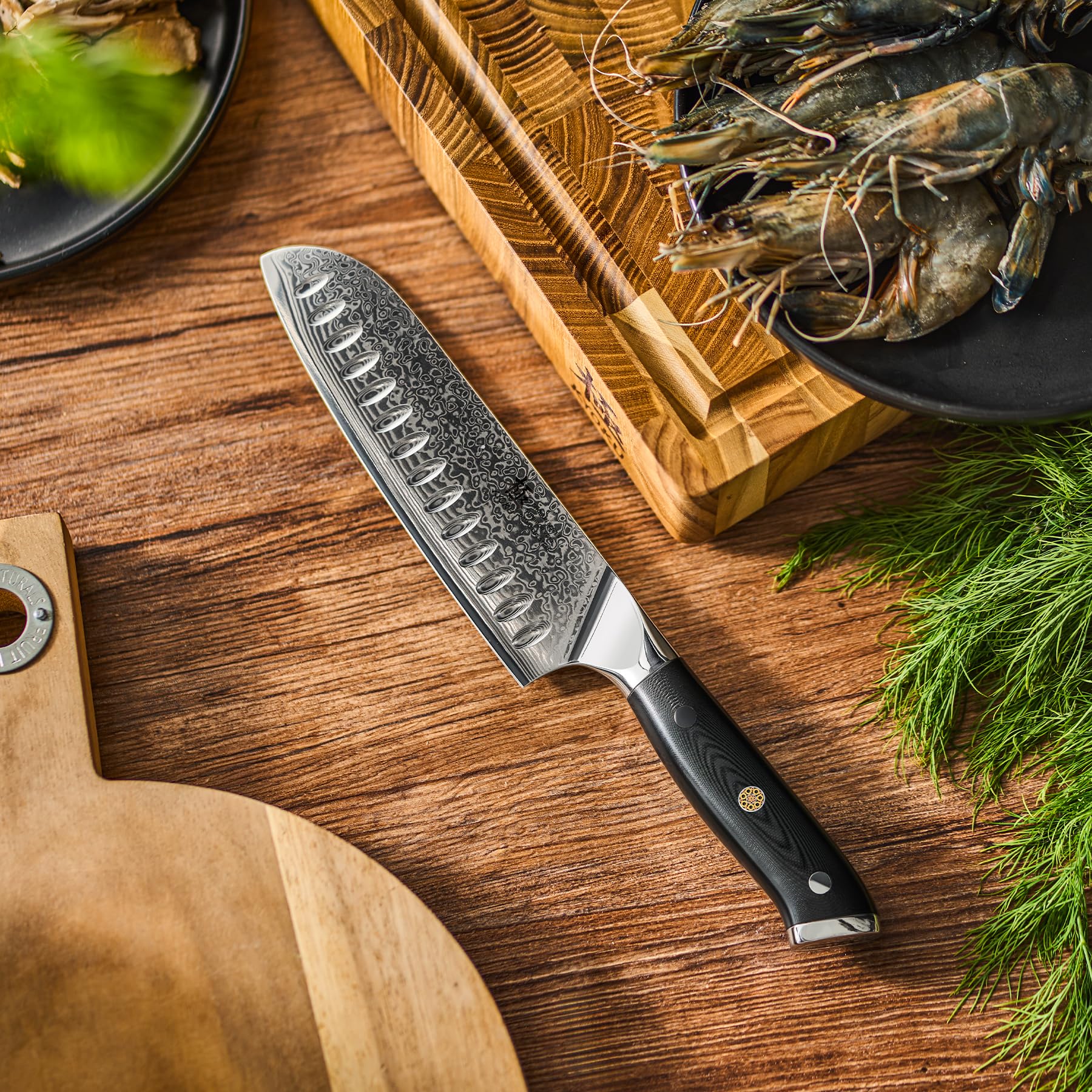 KYOKU Santoku knife packaging display for retail shelving