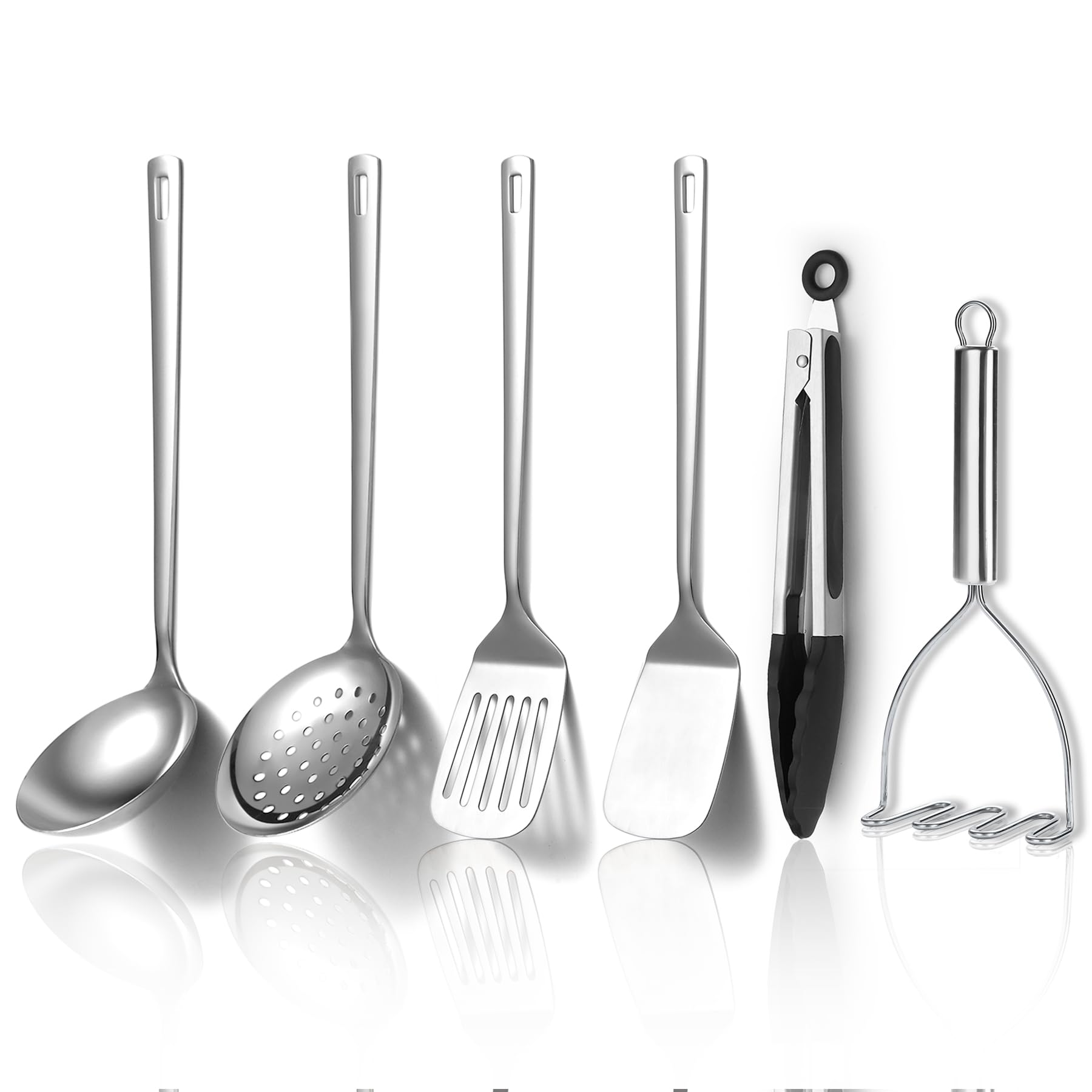 Kyraton slotted turner from the 6-piece set for flipping with durable stainless steel