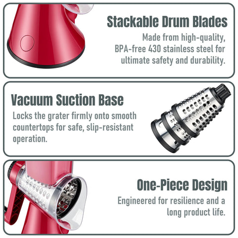 KYZ detachable parts enable quick cleaning and top-rack dishwasher safety