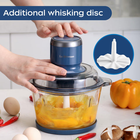 La Reveuse food processor pulse control for precise texture