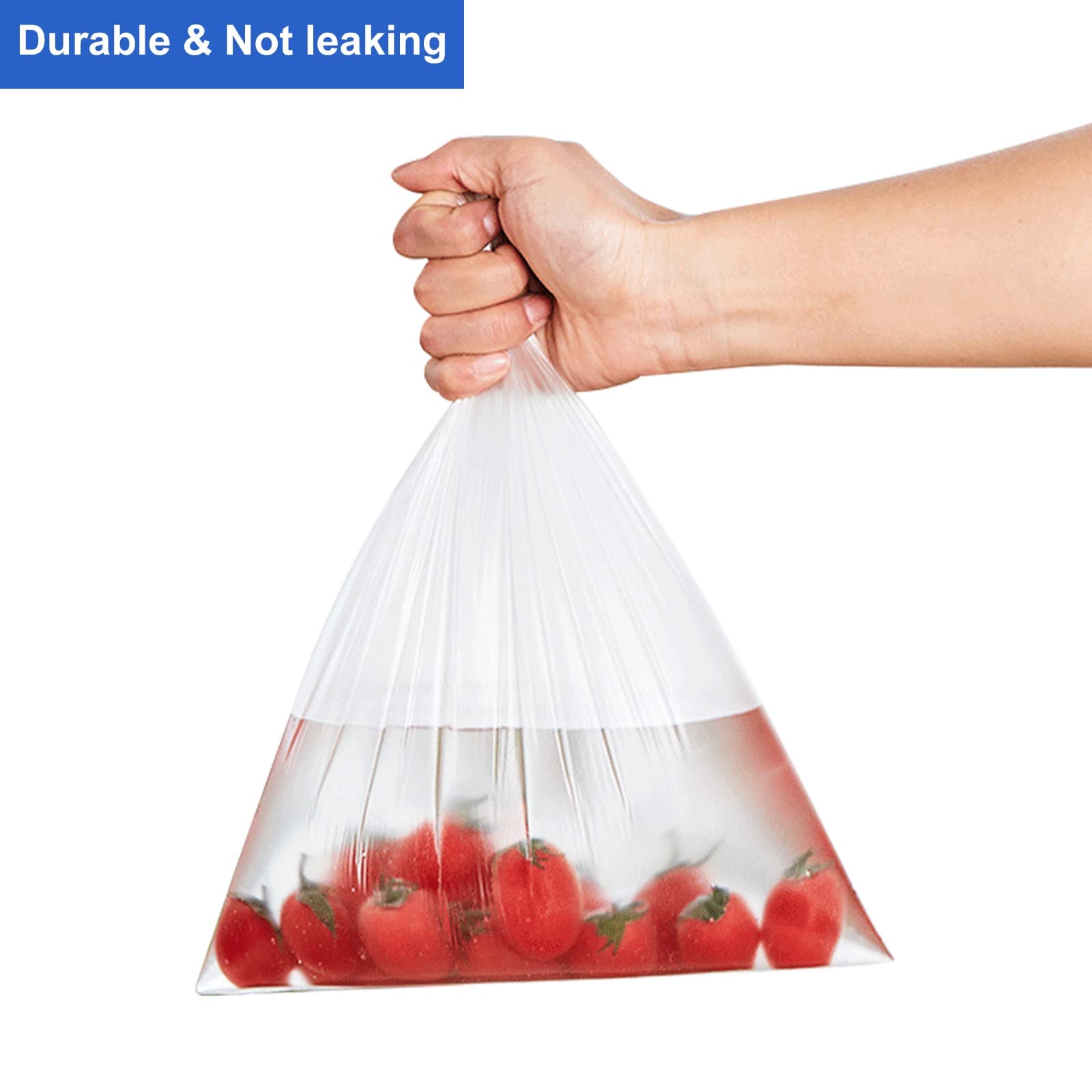 LabelMore heavy-duty plastic bags designed to resist tearing in daily use.