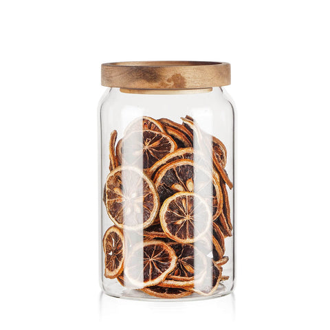 Labina airtight kitchen canister protects pantry staples from humidity.