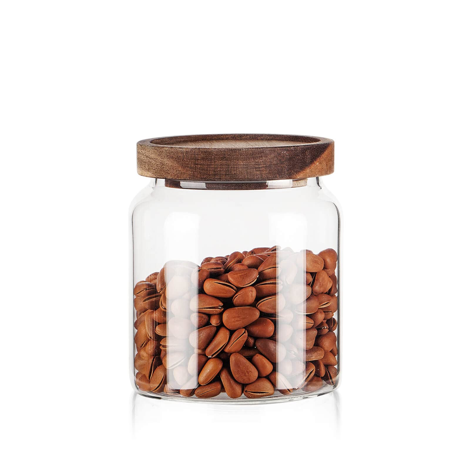 Labina wood lid airtight jar suitable for bulk pantry items