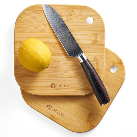 Laboos easy clean bamboo surface simplifies post meal cleanup.