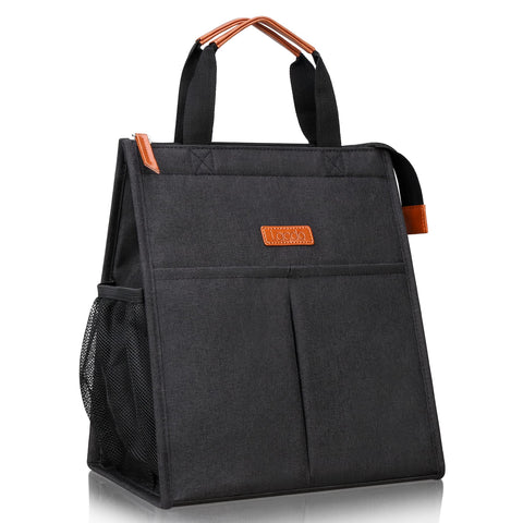 Lacdo lunch bag exterior with waterproof fabric for everyday durability