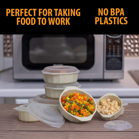 LaCuisine stackable design supports compact fridge organization.