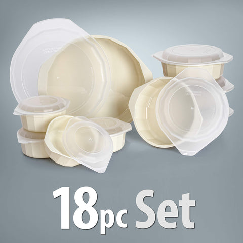 LaCuisine microwave-safe components up to 290°F for fast reheating.