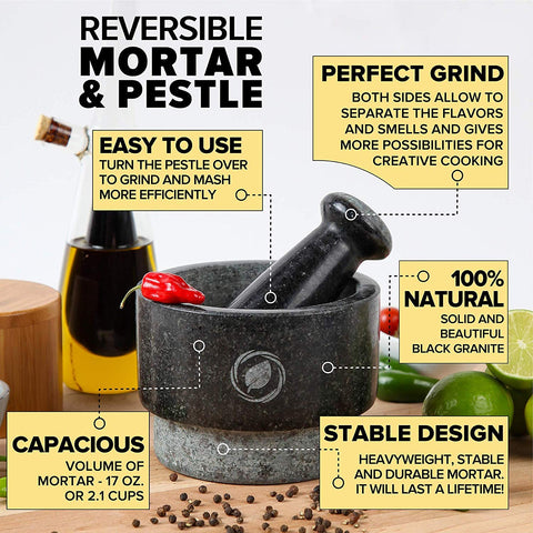Laevo unpolished granite surface prevents flavor absorption