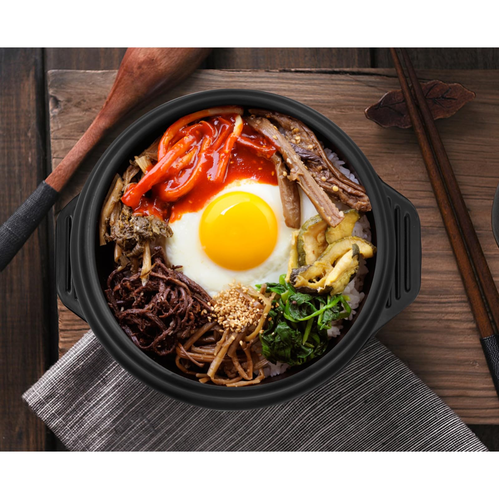 Laffoonparts set is perfect for bibimbap, soups, and family-style meals