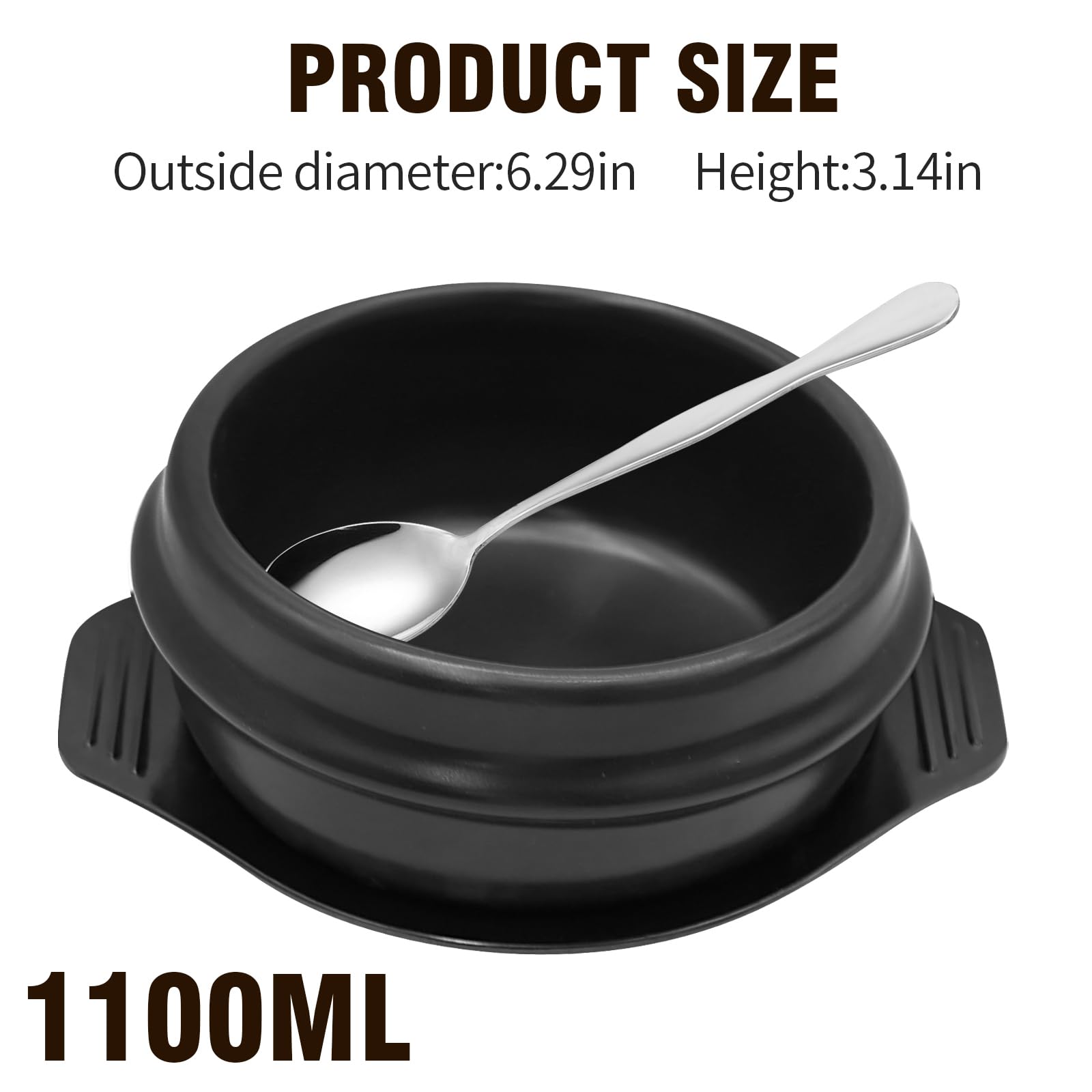 Laffoonparts ceramic bowl retains heat to enhance flavor and dining experience