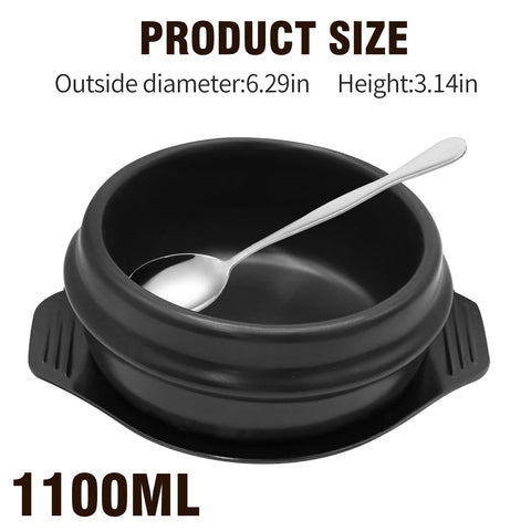 Laffoonparts ceramic bowl retains heat to enhance flavor and dining experience