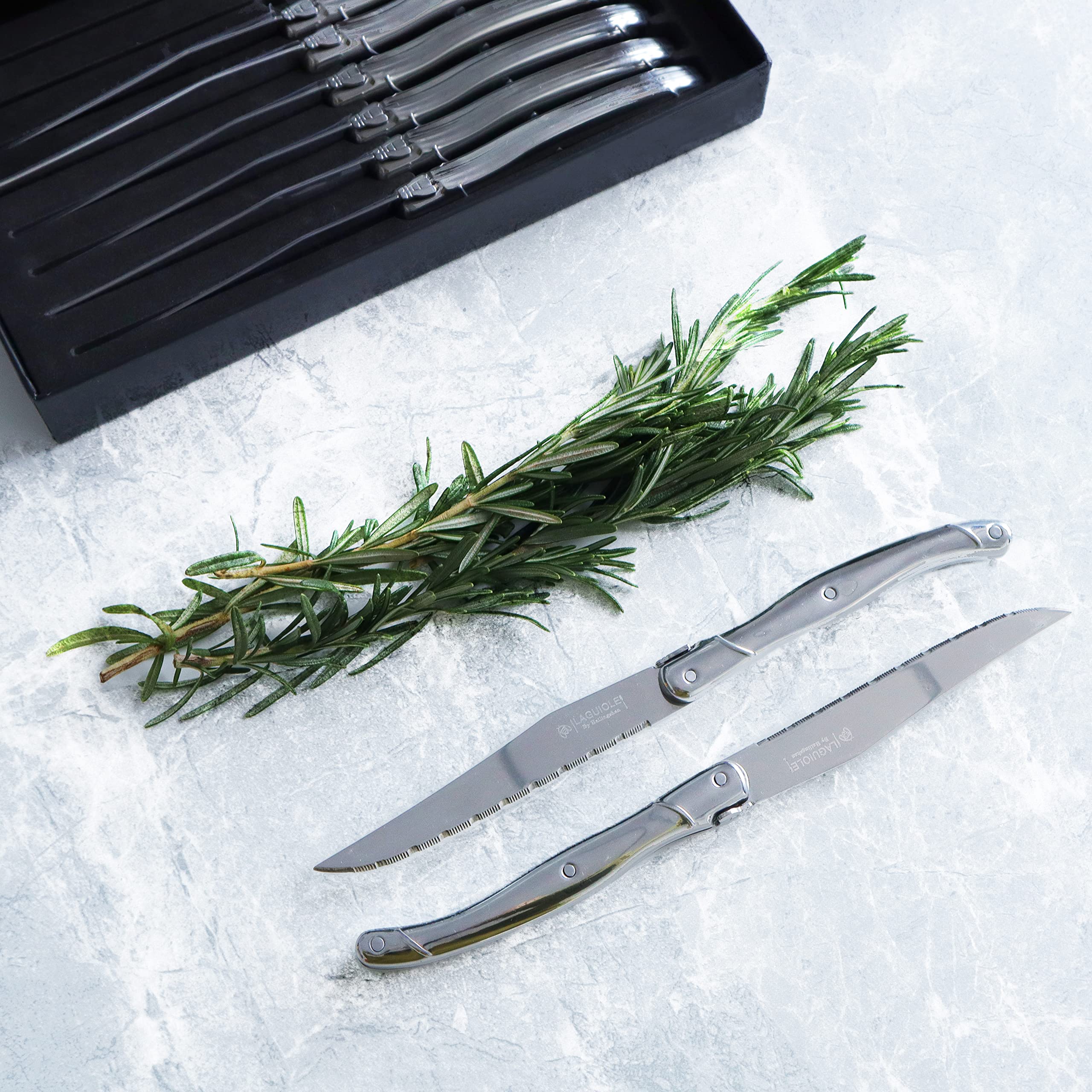 Laguiole by Hailingshan knives in dishwasher-safe design for easy cleanup