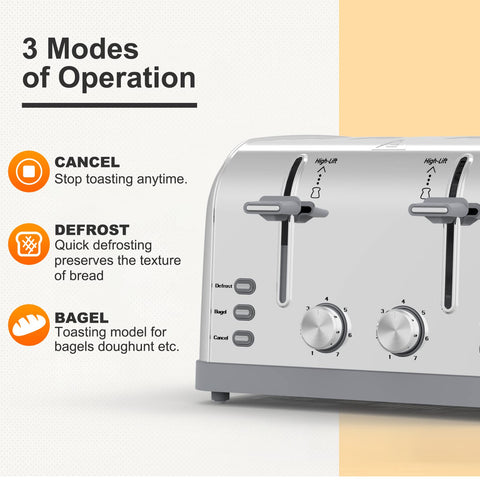 LAINSTEN high-lift feature helps retrieve small slices safely.