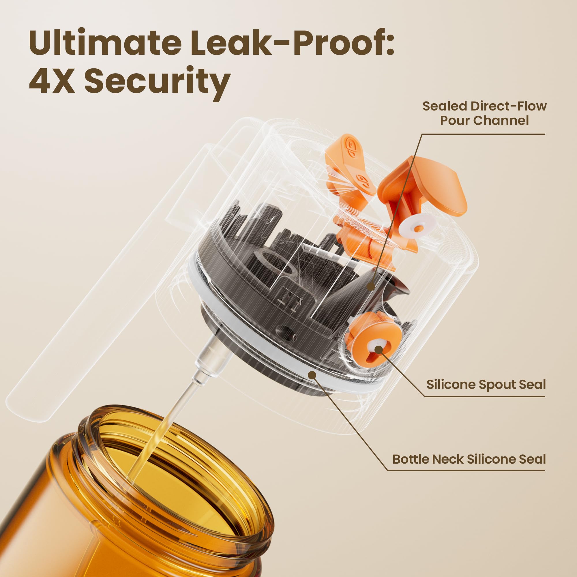 Lakumiqi 2-in-1 light-blocking glass protects oils from light exposure